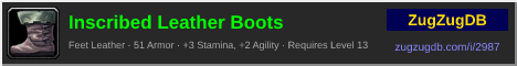 Inscribed Leather Boots: forum signature banner