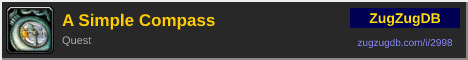 A Simple Compass: forum signature banner