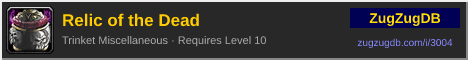 Relic of the Dead: forum signature banner
