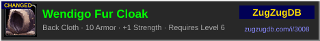 Wendigo Fur Cloak: forum signature banner