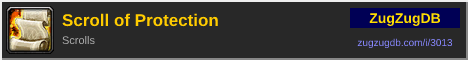 Scroll of Protection: forum signature banner