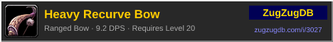 Heavy Recurve Bow: forum signature banner