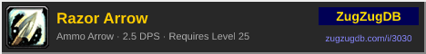 Razor Arrow: forum signature banner