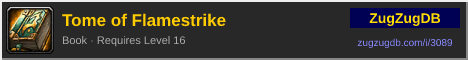 Tome of Flamestrike: forum signature banner