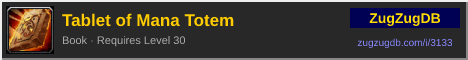Tablet of Mana Totem: forum signature banner