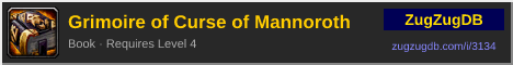 Grimoire of Curse of Mannoroth: forum signature banner