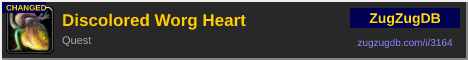 Discolored Worg Heart: forum signature banner