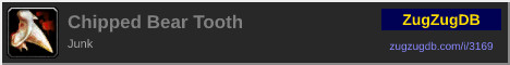 Chipped Bear Tooth: forum signature banner