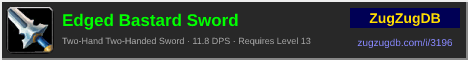 Edged Bastard Sword: forum signature banner
