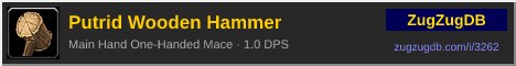 Putrid Wooden Hammer: forum signature banner