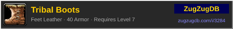 Tribal Boots: forum signature banner