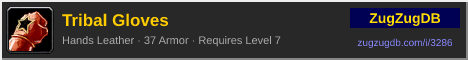 Tribal Gloves: forum signature banner