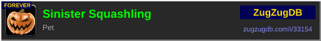 Sinister Squashling: forum signature banner