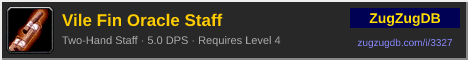 Vile Fin Oracle Staff: forum signature banner