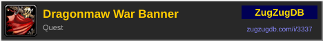 Dragonmaw War Banner: forum signature banner