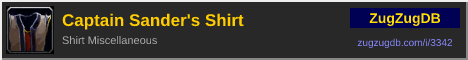Captain Sander's Shirt: forum signature banner