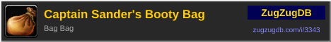 Captain Sander's Booty Bag: forum signature banner