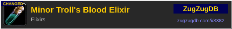 Minor Troll's Blood Elixir: forum signature banner