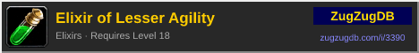 Elixir of Lesser Agility: forum signature banner