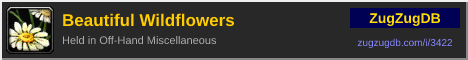 Beautiful Wildflowers: forum signature banner