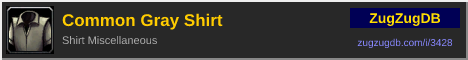 Common Gray Shirt: forum signature banner