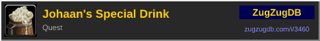 Johaan's Special Drink: forum signature banner