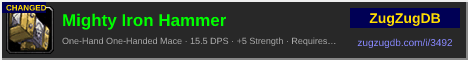Mighty Iron Hammer: forum signature banner