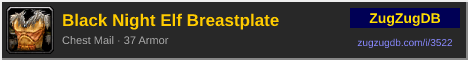 Black Night Elf Breastplate: forum signature banner