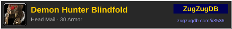 Demon Hunter Blindfold: forum signature banner