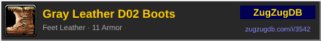 Gray Leather D02 Boots: forum signature banner