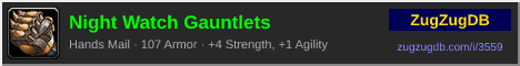 Night Watch Gauntlets: forum signature banner