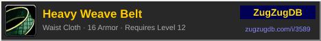 Heavy Weave Belt: forum signature banner