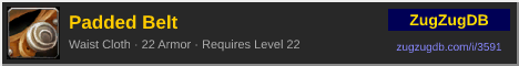 Padded Belt: forum signature banner