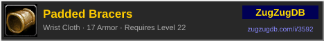 Padded Bracers: forum signature banner