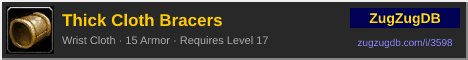 Thick Cloth Bracers: forum signature banner