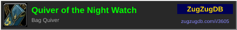 Quiver of the Night Watch: forum signature banner