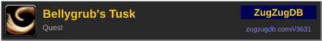 Bellygrub's Tusk: forum signature banner