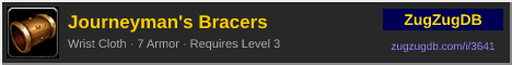 Journeyman's Bracers: forum signature banner