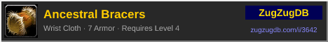 Ancestral Bracers: forum signature banner