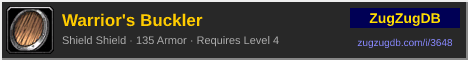 Warrior's Buckler: forum signature banner