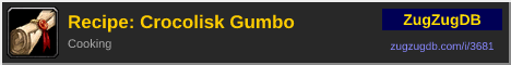 Recipe: Crocolisk Gumbo: forum signature banner