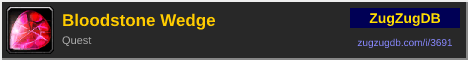 Bloodstone Wedge: forum signature banner