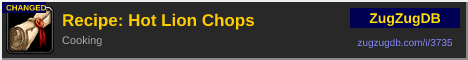 Recipe: Hot Lion Chops: forum signature banner