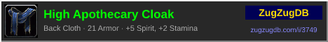 High Apothecary Cloak: forum signature banner