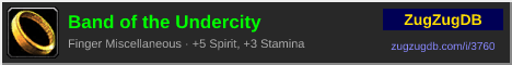 Band of the Undercity: forum signature banner