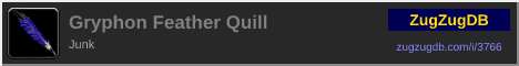 Gryphon Feather Quill: forum signature banner