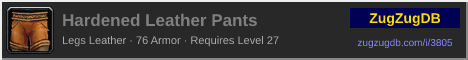 Hardened Leather Pants: forum signature banner