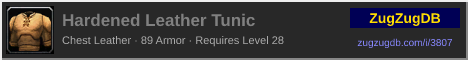 Hardened Leather Tunic: forum signature banner