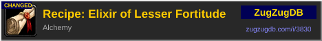 Recipe: Elixir of Lesser Fortitude: forum signature banner