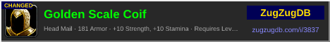 Golden Scale Coif: forum signature banner